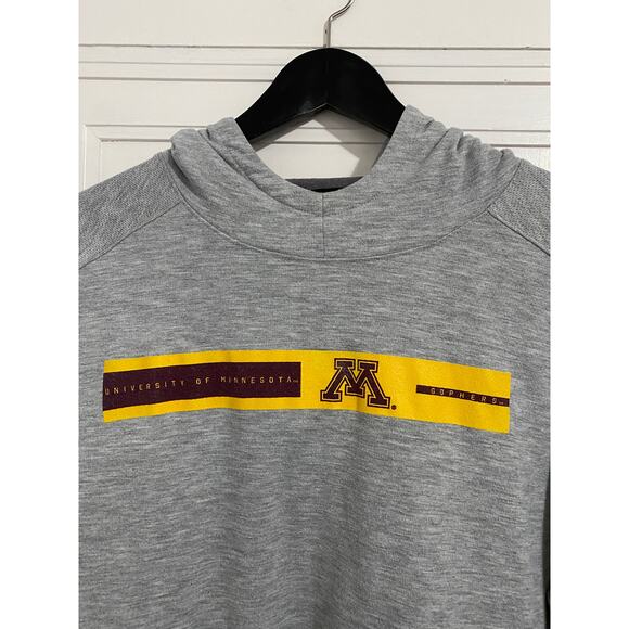 Minnesota Gophers Gray Under Armour Hoodie Size Large - Picture 2 of 5